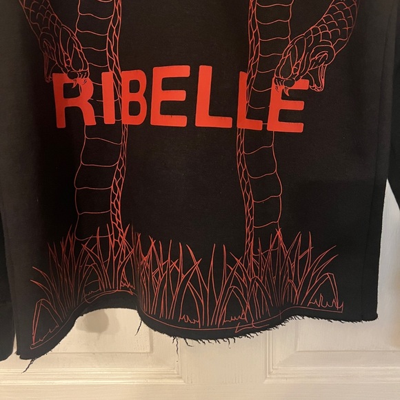Exclusive Stay Ribelle Hoodie Double Snake Size Small - Picture 3 of 6
